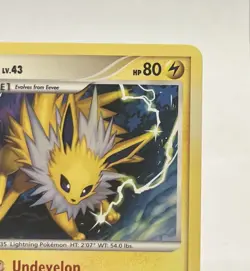 Jolteon 26/111 Rising Rivals Rare MP Pokemon Card - Image 2