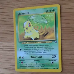 CHIKORITA 54/111 POKEMON CARD (NEO GENISIS SET) - Image 4
