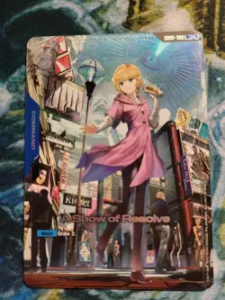 Gundam Card Game - A Show Of Resolve (U+) - Newtype Rising (GD01-100) NM - Image 1