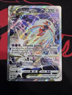 Deoxys VSTAR Crown Zenith: Galarian Gallery Ultra Rare Card GG46/GG70 NM - Image 1