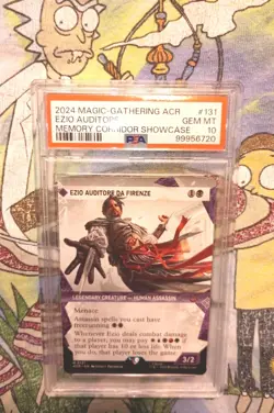 MTG Ezio Auditore Da Firenze Showcase Assassin’s Creed #131 PSA 10 Gem Mint - Image 1