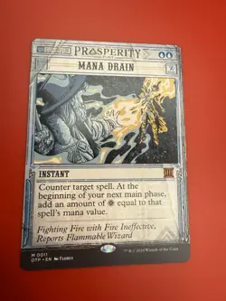 MTG Mana Drain 0011 Outlaws of Thunder Junction: Breaking News NM - Image 3