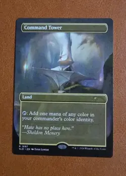 NM Command Tower SLD #1697 Sheldon's Spellbook Secret Lair (Non-Foil) - Image 1