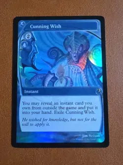 NM FOIL Cunning Wish #159 MB2 Future Sight Mystery Booster 2 - Image 1