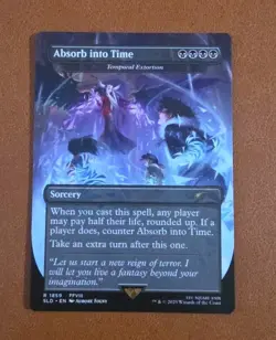NM Absorb Into Time (Temporal Extortion) SLD #1859 Final Fantasy Secret Lair - Image 1
