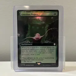 MTG - PIP Fallout Extended Art Foil #469 Guardian Project - Unplayed - Mint - Image 1