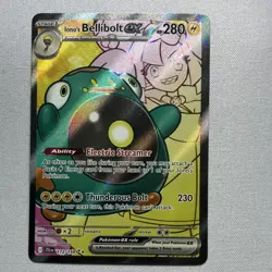 Pokemon Iono's Bellibolt EX Full Art Ultra Rare SV09 172/159 Holo 280 HP - Image 1