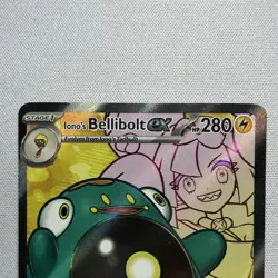 Pokemon Iono's Bellibolt EX Full Art Ultra Rare SV09 172/159 Holo 280 HP - Image 2