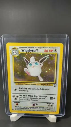 Wigglytuff - 19/130 - Holo Rare Base Set 2 TCG - Pokemon Card - LP-NM - Image 1