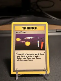 1999 Pokemon TCG Trainer Item Finder Base Set 74/102 Rare Unlimited 1999 WOTC - Image 1