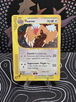 Pokemon TCG Fearow Expedition Base Set Holo Rare 011/165 2002 Vintage - Image 1