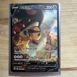 Pokemon Mawile v TCG Sword & Shield Silver Tempest Ultra Rare Card TG17/TG30 NM - Image 3