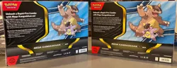 TWO BOXES!! Pokemon Mega Kangaskhan EX Box Promo Booster Kangaskhan 10-10064-108 - Image 2