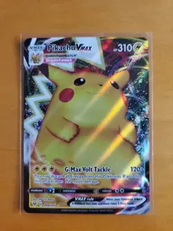 Pikachu VMAX 044/185 Sword & Shield Vivid Voltage Ultra Rare Holo Pokemon TCG - Image 1