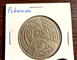 VINTAGE UCharizardU Nintendo Pokemon Silver Coin Medallion Token CR/GF / C507 - Image 1