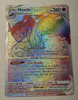 Pokemon Silver Tempest - Mawile VSTAR NM Rainbow Secret Rare 200/195 - Image 1