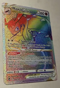 Pokemon Silver Tempest - Mawile VSTAR NM Rainbow Secret Rare 200/195 - Image 4
