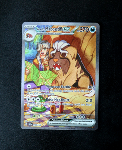 Pokemon Card TCG - Arven's Mabosstiff EX 235/182 - Destined Rivals - SIR - NM ⭐ - Image 1