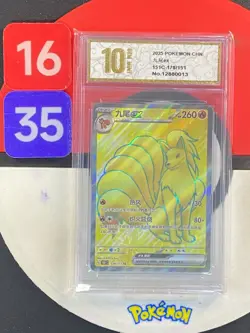 Ninetales ex SR 151C-178/151 Pokemon Card Chinese Grade10 - Image 1