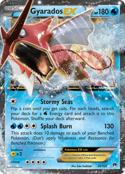 Pokemon - Gyarados EX 26/122 BREAKpoint - Holo EX Rare - NM - Image 4