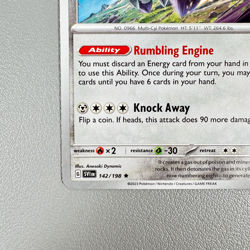 Pokemon TCG Card - Revavroom 142/198 Rare | 2023 Scarlet & Violet | NM/Mint - Image 4