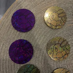 Pokemon Prismatic Evolutions Eevee Coins Set of 19 from Mini Tins - Image 2