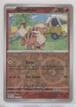 Growlithe Reverse Foil Pokemon SV01: Scarlet & Violet #031 - Image 1