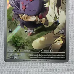 Pokemon N's Zorua Promo Full Art Scarlet & Violet 189 Holo 70 HP - Image 3