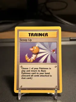 Pokemon TCG Scoop Up Trainer Base Set, Unlimited Rare 78/102 1999 WOTC - Image 1