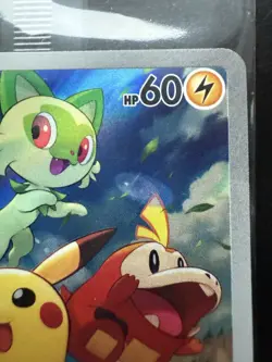 Pokemon Japanese Pikachu 001/SV-P Scarlet Violet Promo Holo SEALED - Image 4