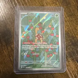 Pokemon TCG Shuckle 136/132 Me01 Mega Evolution Illustration Rare Holo 80 HP - Image 1