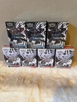 Pokemon TCG White Flare & Black Bolt Booster Bundle Lot New Sealed - Image 1