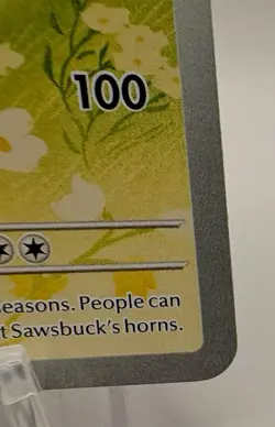 Pokemon Sawsbuck 092/086 Sv: White Flare Illustration Rare Holo 130HP - Image 3