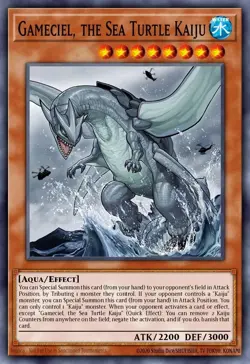 Yugioh! Gameciel The Sea Turtle Kaiju STARLIGHT Rare 2025 tin MP25 ships 9/5 - Image 1
