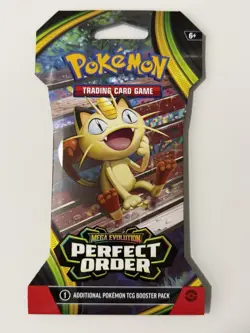 (VERY HEAVY)🔥 31.84g Pokemon Perfect Order Sleeved Booster Pack Factory Sealed✅ - Image 2