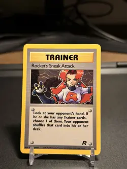 Pokemon TCG Trainer Rockets Sneak Attack 72/82 Unlimited Non Holo - Image 1