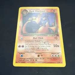 Dark Charizard Non Holo Pokemon Team Rocket 21/82 LP - Image 2