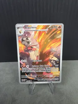 Blaziken 192/182 SV10: Destined Rivals Illustration Rare Pokemon TCG English NM - Image 1
