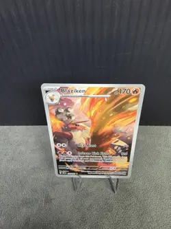 Blaziken 192/182 SV10: Destined Rivals Illustration Rare Pokemon TCG English NM - Image 4