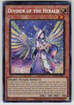 Diviner of the Herald (Secret Rare) Rarity Collection 5 RA05-EN017 NM Yu-Gi-Oh - Image 1