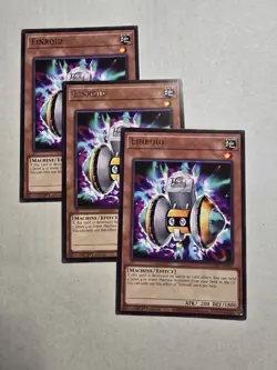 Yugioh! 3x Einroid MZMU-EN046 Rare 1st Ed NM - Image 1
