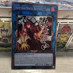 Promethean Princess, Bestower of Flames RA05 Starlight Rare 1st Edition LP - Image 2