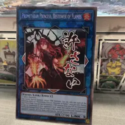 Promethean Princess, Bestower of Flames RA05 Starlight Rare 1st Edition LP - Image 4