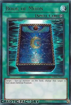 YUGIOH RA02-EN050 Book of Moon Ultra Rare 1st Edition NM - Image 1