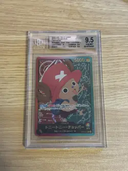 2025 One Piece EB02 25th JP SPR Leader Tony Tony Chopper BGS 9.5 GEM MINT - Image 1