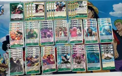 One Piece TCG Competitive Green Mihawk Deck + 10 Don!! - Sleeved - Image 3