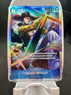 Dracule Mihawk • OP09-048 SR Emperors in the New World Holo One Piece TCG NM - Image 1