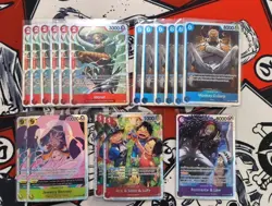 One Piece Mixed SR Lot (Monet Monkey D. Garp Jewelry Bonney Ace Sabo Luffy - Image 1