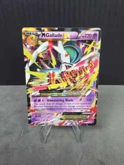 2015 Pokemon TCG Roaring Skies Mega Gallad EX 35/108 Full Art Ultra Rare LP - Image 1