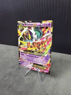 2015 Pokemon TCG Roaring Skies Mega Gallad EX 35/108 Full Art Ultra Rare LP - Image 2
